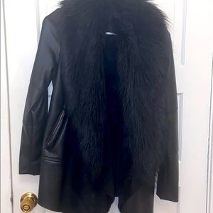Faux leather Akira coat